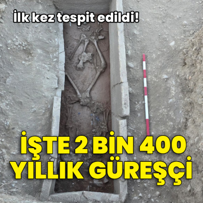 İşte 2 bin 400 yıllık güreşçi