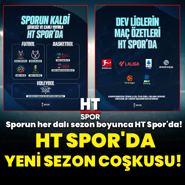 HT Spor'da yeni sezon coşkusu!