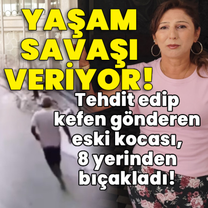 Tehdit etti, kefen gönderdi, 8 yerinden bıçakladı!