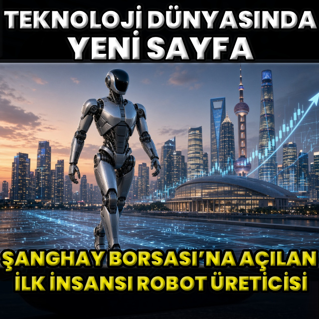 Şanghay Borsası'nda ilk insansı robot üreticisi