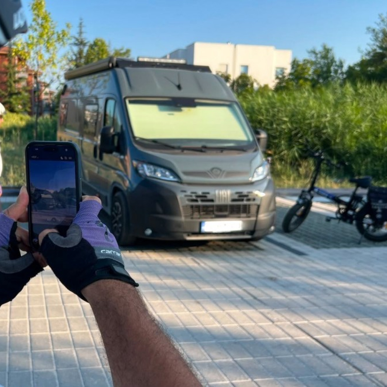 Bisikletli zabıta ekiplerinden sıkı denetim