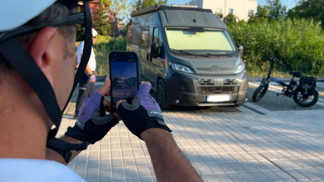 Bisikletli zabıta ekiplerinden sıkı denetim