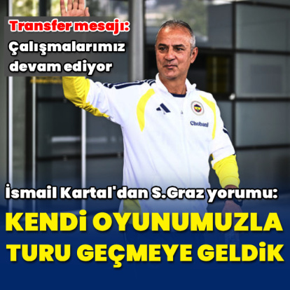 "Kendi oyunumuzla turu geçmeye geldik"