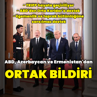 ABD, Azerbaycan ve Ermenistan'dan ortak bildiri