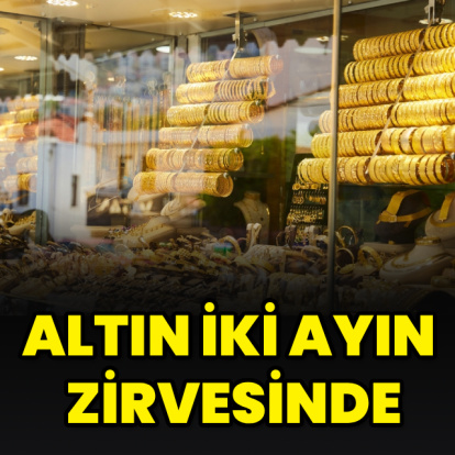 Altın iki ayın zirvesinde
