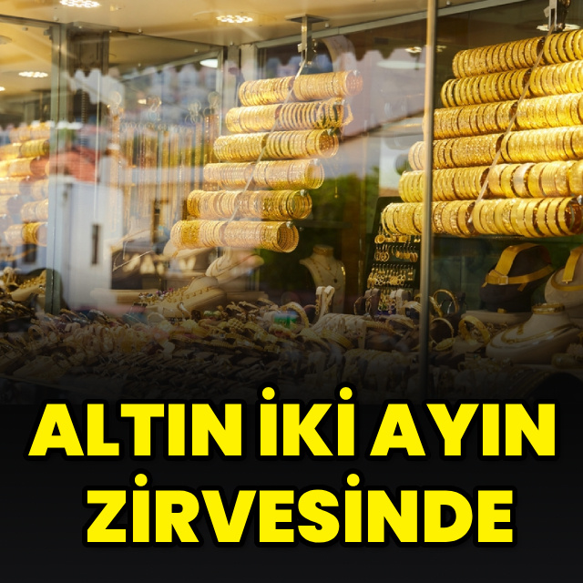 Altın iki ayın zirvesinde