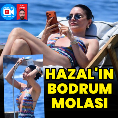 Ünlü oyuncunun Bodrum keyfi
