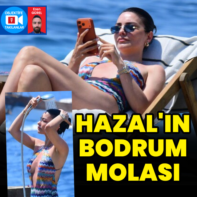 Ünlü oyuncunun Bodrum keyfi
