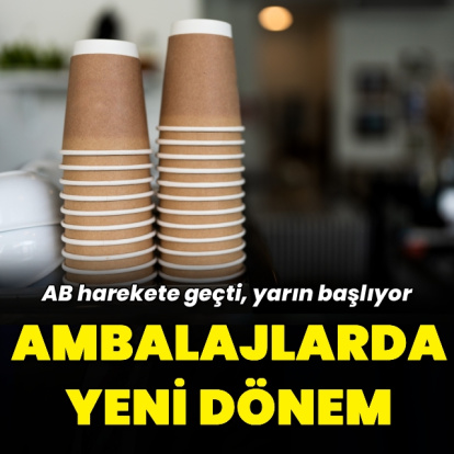 AB'de ambalajlarda yeni dönem