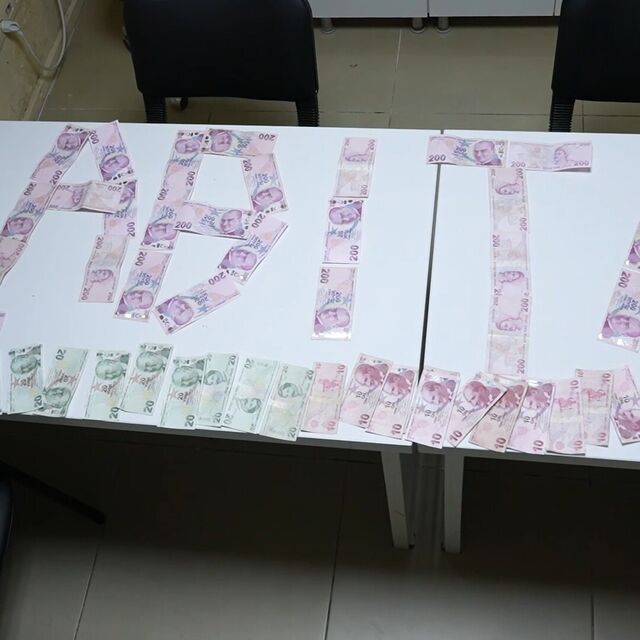 Antalya'da dilenciden 17 bin lira çıktı