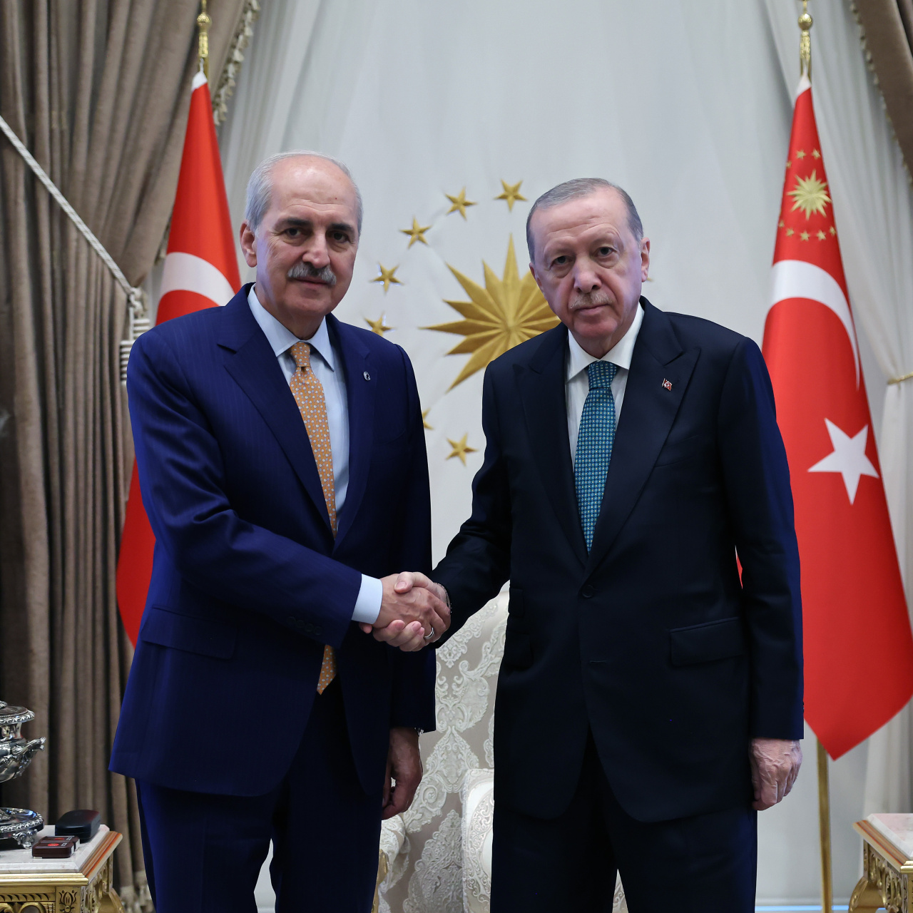 Kurtulmuş'u kabul etti haber görseli