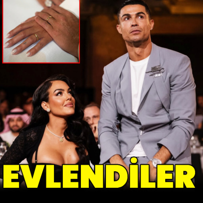 Cristiano Ronaldo evlendi