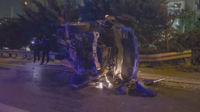 Esenler'de zincirleme kaza: 1 ölü, 5 yaralı
