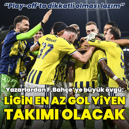 "Ligin en az gol yiyen takımı olacak"
