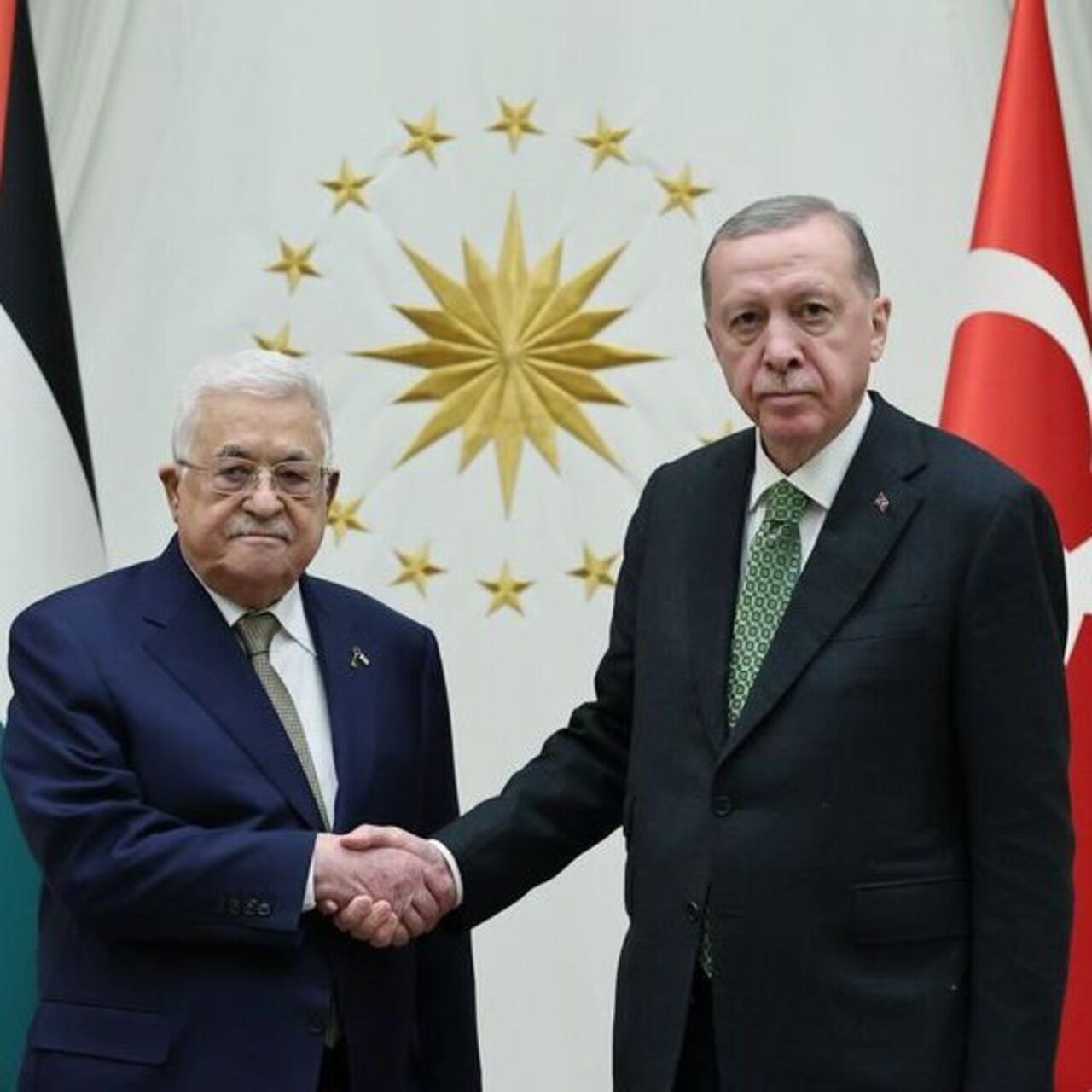 Filistin lideri Abbas Ankara'da haber görseli