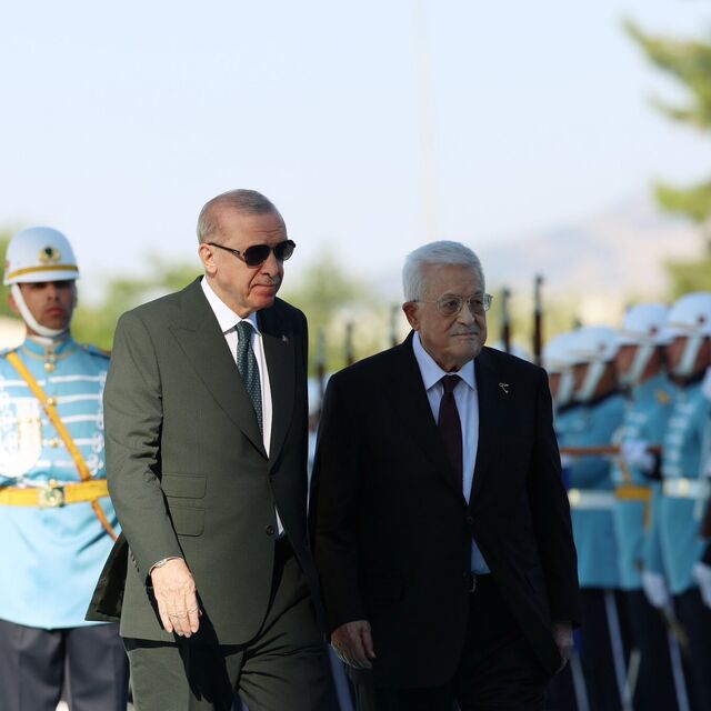Cumhurbaşkanı Erdoğan, Filistin Devlet Başkanı Abbas ile görüştü