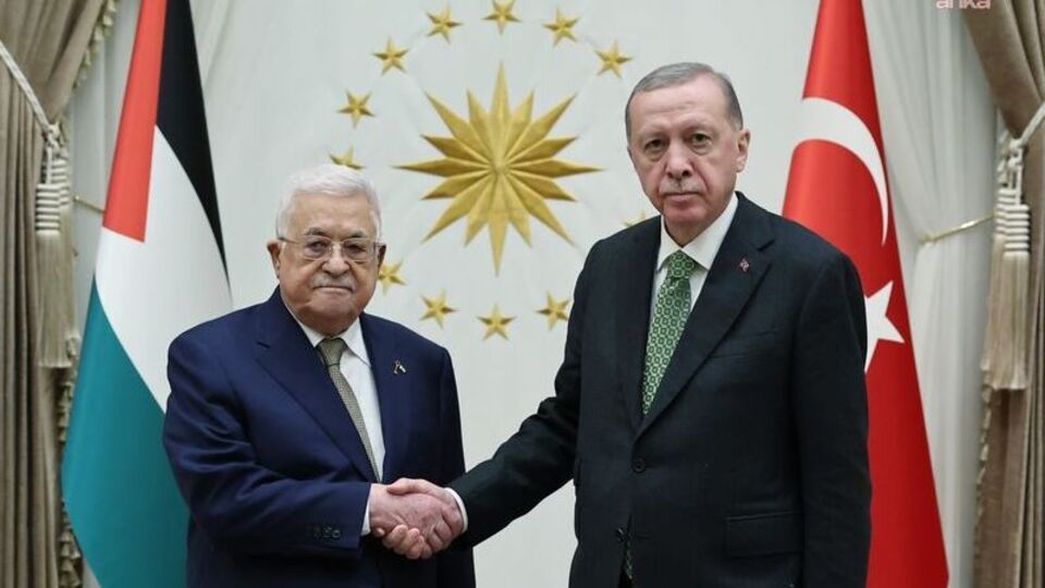 Cumhurbaşkanı Erdoğan, Filistin Devlet Başkanı Abbas ile görüştü