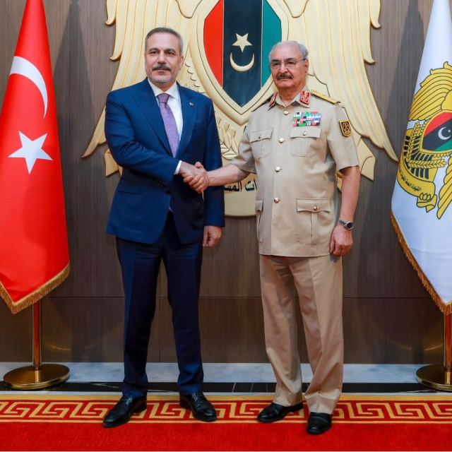 Bakan Fidan, Hafter ile görüştü