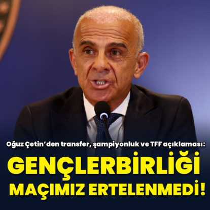 Çetin’den transfer, şampiyonluk ve TFF açıklaması!