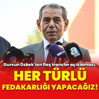 Dursun Özbek'ten flaş transfer açıklaması!