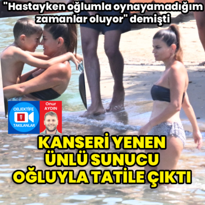 Anne-oğul tatilde