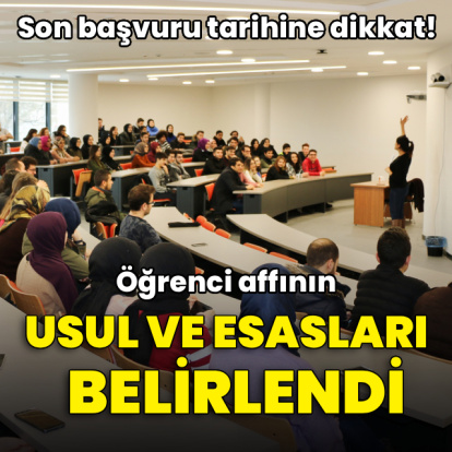 YÖK, öğrenci affının usul ve esaslarını belirledi