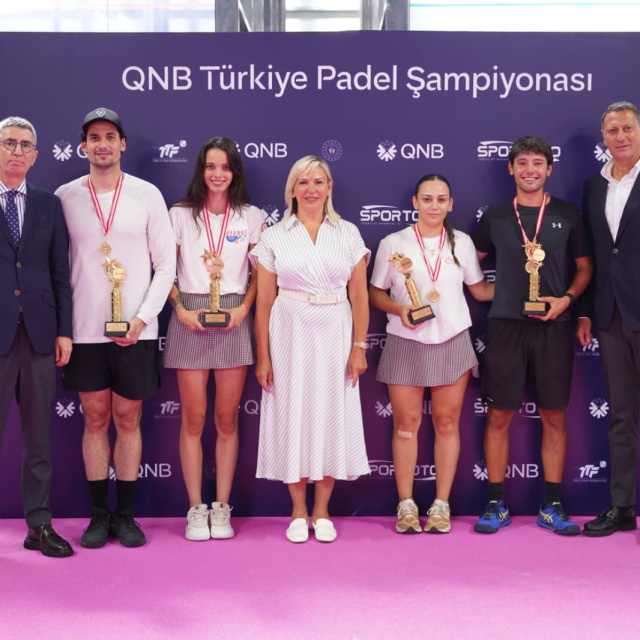 QNB Türkiye Padel Şampiyonası'nda kazananlar belli oldu
