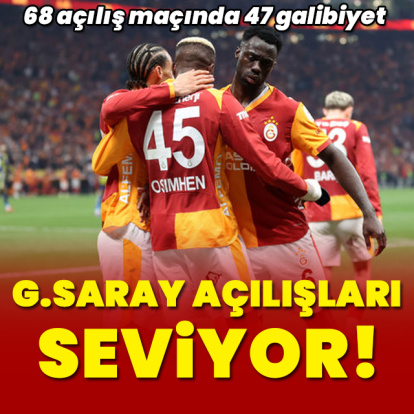 G.Saray açılışları seviyor!