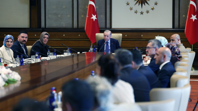 Şehit aileleriyle buluşma