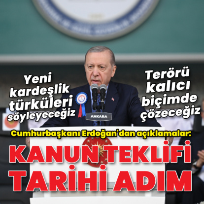 Cumhurbaşkanı Erdoğan'dan açıklamalar