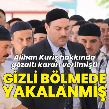Alihan Kuriş gizli bölmede yakalanmış