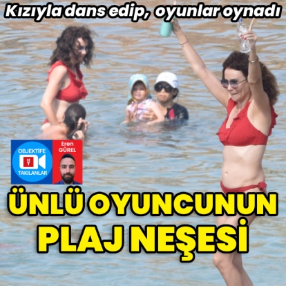 Plajda dans neşesi