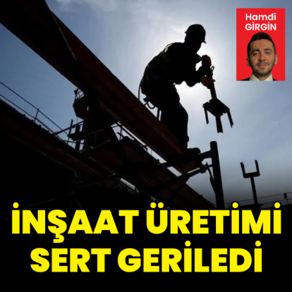 İnşaat üretiminde sert gerileme