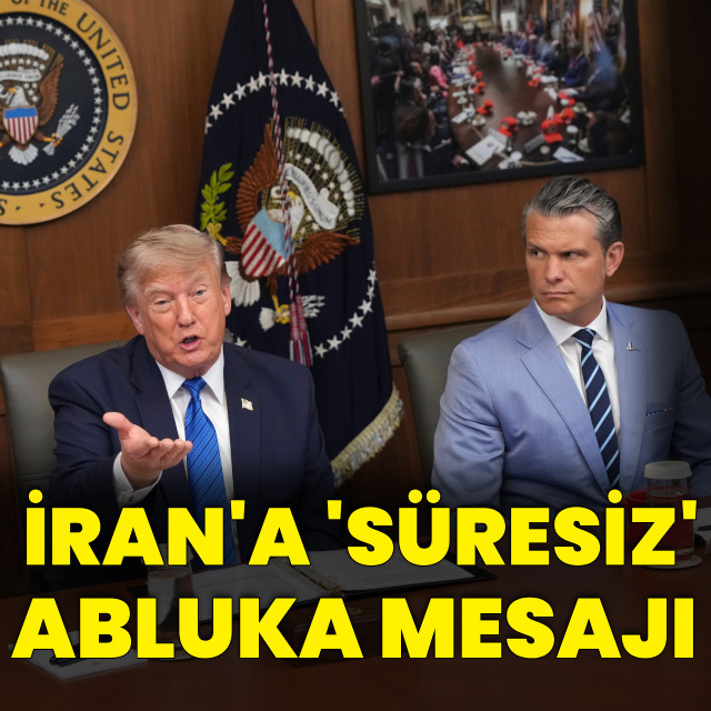 ABD'den İran'a "süresiz" abluka mesajı