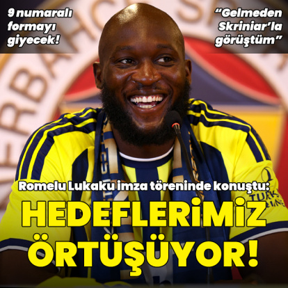 "F.Bahçe'yle hedeflerimiz örtüşüyor!"