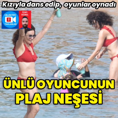 Plajda dans neşesi