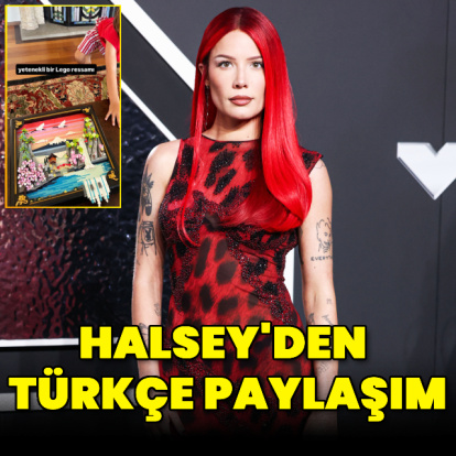 Halsey'den Türkçe paylaşım