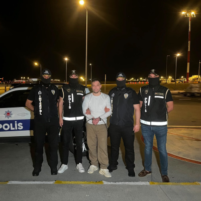 Suç örgütü elebaşı Serkan Kurtuluş Türkiye'ye getirildi