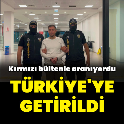Suç örgütü elebaşı Serkan Kurtuluş Türkiye'ye getirildi