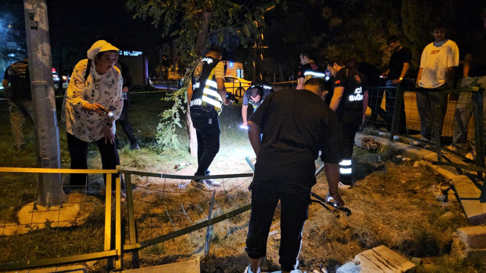 Kopan parmağı dakikalarca arandı