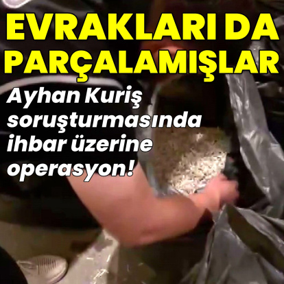 İmha için parçalamışlar! El konuldu
