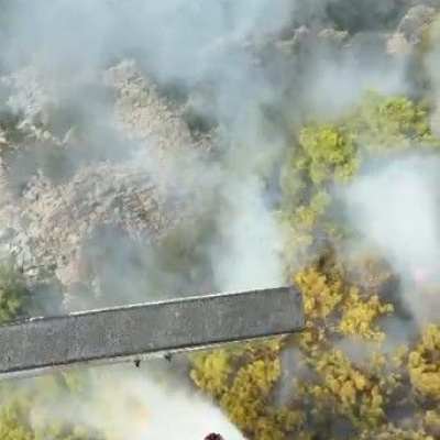 Kemer'de orman yangını