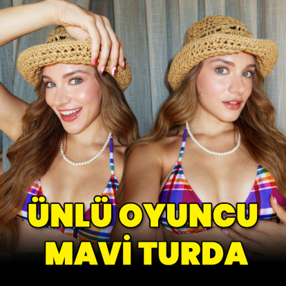 Ünlü oyuncu mavi turda