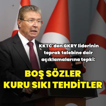 KKTC'den GKRY'ye tepki