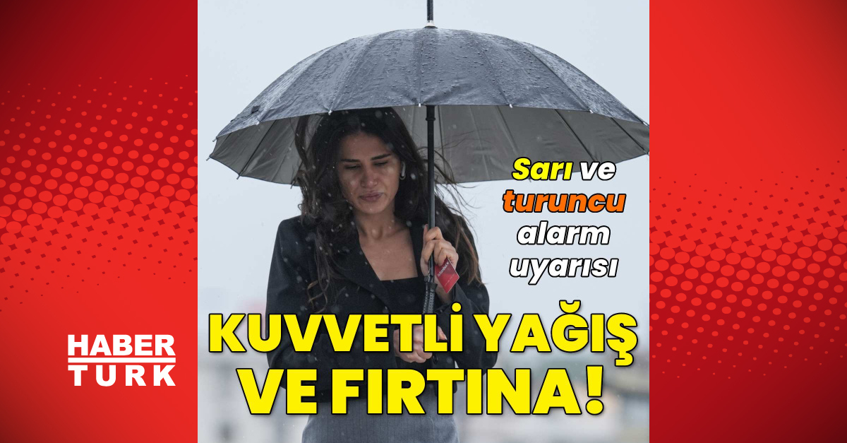 Gök gürültülü sağanak ve kuvvetli rüzgar kapıda: Meteoroloji il il uyardı