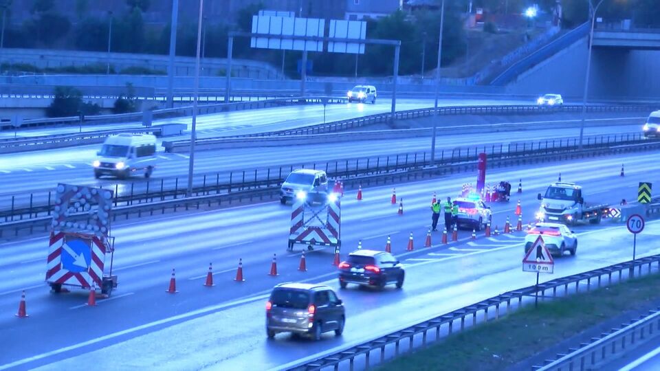 İstanbul'da bazı yollar trafiğe kapalı