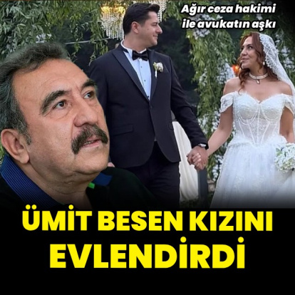Ümit Besen’in kızı evlendi