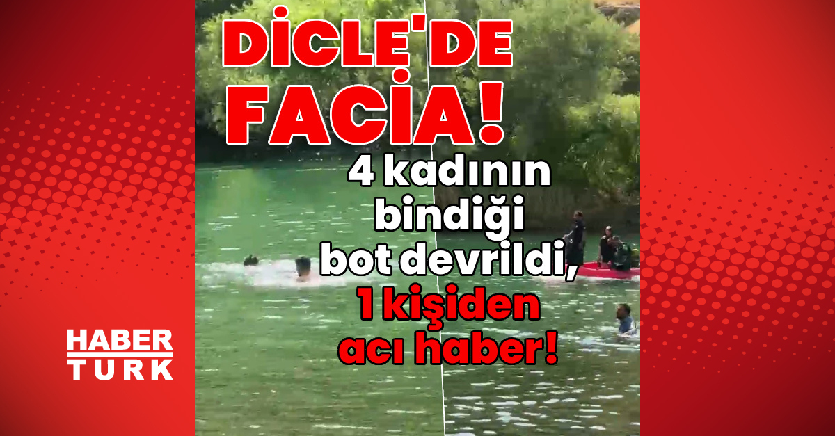 4 kadının bindiği bot devrildi! 1 kişiden acı haber!