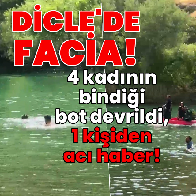 4 kadının bindiği bot devrildi! 1 kişiden acı haber!