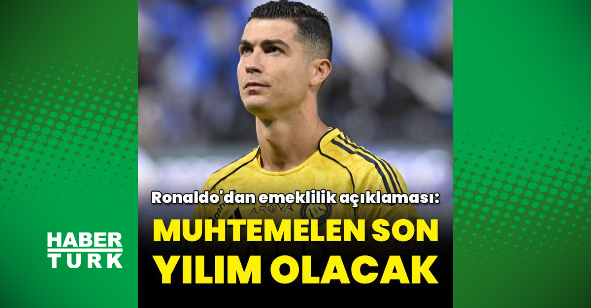 Ronaldo'dan emeklilik açıklaması!